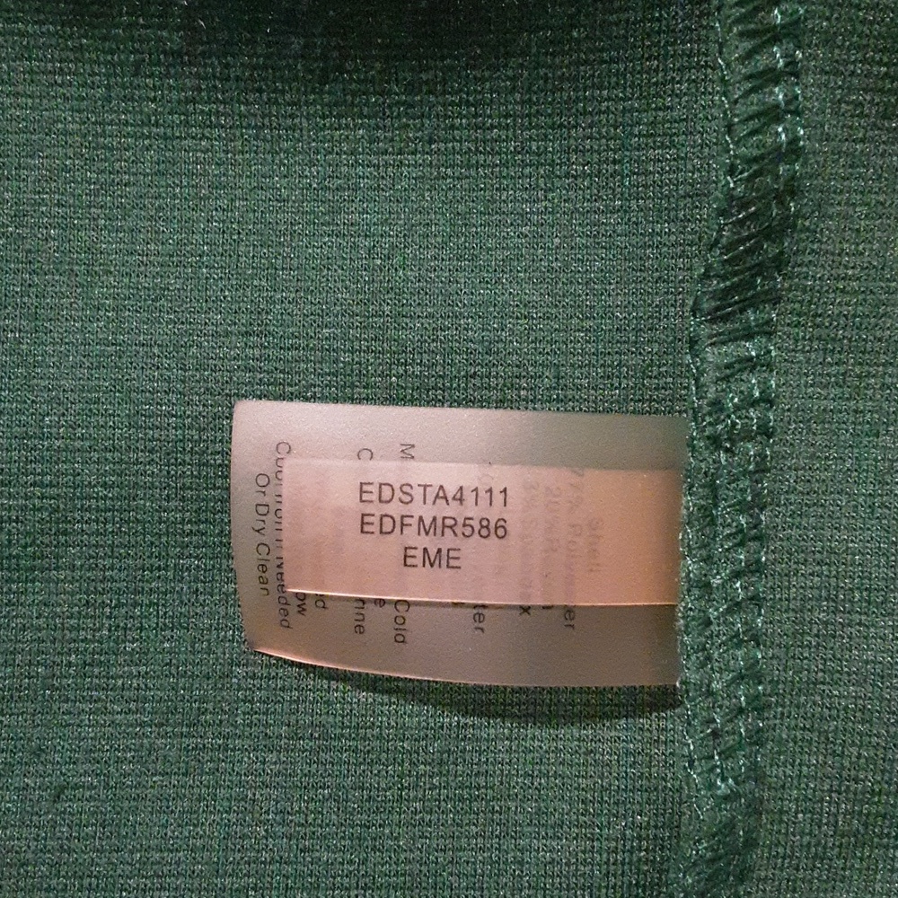 Ellen Tracy Forest Green Long Sleeve Dress Size 14. - Picture 4 of 12